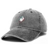 Dalix Ghost Life Embroidered Mens Womens Cotton Dad Hat Baseball Cap Adjustable - 4 of 4