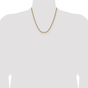 Chisel Stainless Steel Polished Yellow IP-plated 3mm 20" Rolo Chain Necklace - 1 of 4