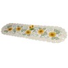 Jiallo Sunflower Embroidered Cutwork Rectangular Table Runner, 16 by 54  inch Table Linen Decor, Water Resistance, Machine Wash safe - 4 of 4