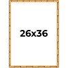 PosterPalooza | 26x36 Bamboo Picture Frame, UV Acrylic, 4 Finishes - Brown, Black, Gold, and Natural - 2 of 4