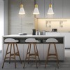 6" 1-Light Apollo Mid-Century Modern Iron LED Pendant - JONATHAN Y - 4 of 4