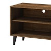 GlasFlength TV Stands and Consoles TV Console Table TV Center TV Stand with Storage Shelves for Living Room, Brown, 63"*15.2"*25.6" - 4 of 4