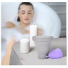 Hawwwy Leak-Free & Odor-Free Comfortable Silicone Cup-Purple - 3 of 4