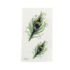 Unique Bargains 3 Pcs Peacock Feathers Pattern Temporary Tattoo Stickers Body Arm Art Tattoos - image 2 of 3