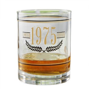 Personalization Mall Aged To Perfection Personalized Birth Year Whiskey Glass - 1 of 1