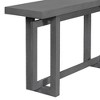Lyngins Pine Veneer Console Table, Triple Rectangle Entryway Table with Thick Pine Wood Legs, Versatile Extra Long Sofa Table for Living Room, Office - 4 of 4