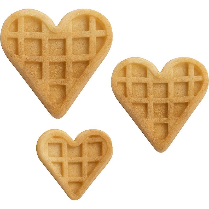 Mini Hearts Waffle Maker - Make 9 Heart Shaped Waffles or Pancakes w Electric Nonstick Waffler Iron- Show Love w Unique Breakfast or Fun Gift, 3 of 4