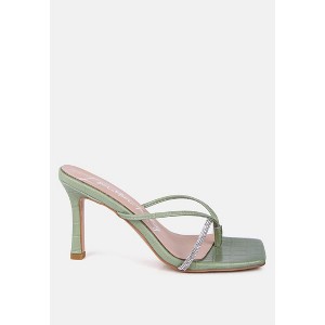 Fetish Croc Rhinestone Strap Sandals Women - 1 of 4