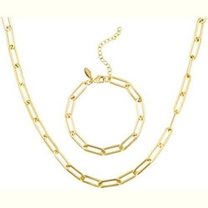 Benevolence LA Paperclip Chain Necklace for Women - 14k Gold - 1 of 4