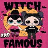 Girls' - LOL Surprise! - Halloween Witch & Famous Fitted Short Sleeve Graphic T-Shirt - 2 of 4
