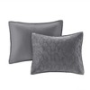 Sapphtopaz 3-Piece Velvet Geometric Quilt Set, Full/Queen Comforter Set, Bedding with 2 Shams for Women, Men, Kids & Teens - 3 of 4