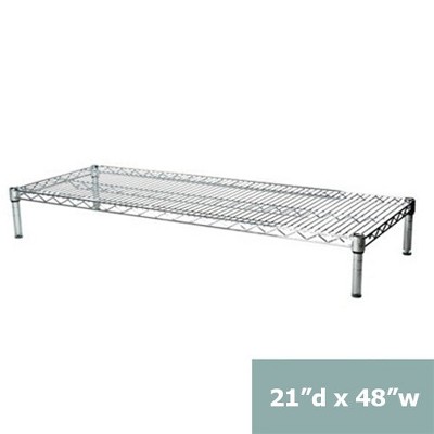 Shelving.com Chrome Wire Shelving with 1 Tier Shelf -