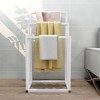 OUTSUPPLY Metal Freestanding Towel Rack 3 Tiers Hand Towel Holder, Organizer for Bathroom Accessories - 2 of 4