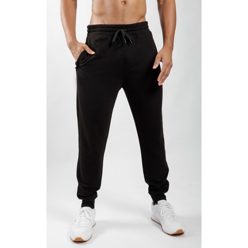 90 Degree By Reflex - Mens Jogger With Side Zipper Pockets and Back Pocket  - Black - X Large