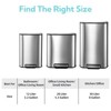 Stainless Steel Garbage Can with Lid, Step-On Pedal and Inner Bucket - 2 of 4