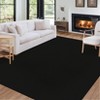 Modern Solid Rug Washable Non Slip Backing Rug Low Pile Floor Carpet for Living Room Bedroom - 2 of 4