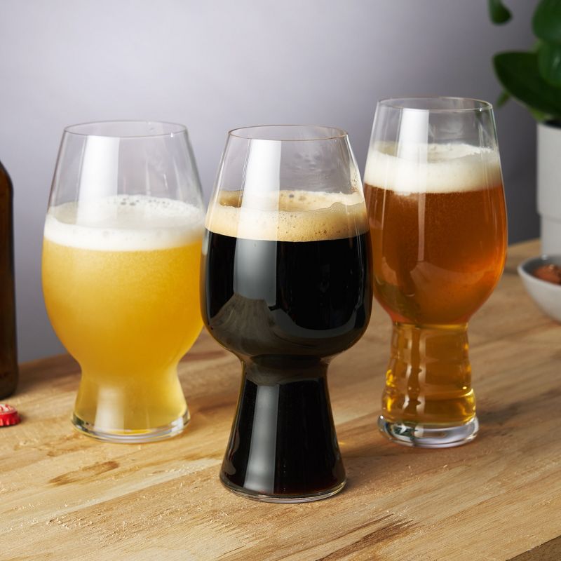 Spiegelau Craft Beer Tasting Kit Glasses, Set of 3, Lead-Free Crystal, Modern Beer Glasses, Dishwasher Safe, 3 of 7