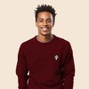 Dalix Mushroom (Glow in the Dark) Embroidered Fleece Sweatshirt Pullover Mens - 3 of 4