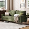 79'' Corduroy Loveseat Sofa, Adjustable Deep Seat Couch for Living Room, Bedroom, or Office - 4 of 4