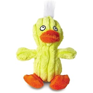 Grriggles Quackling Plush Dog Toy with Soundchip, Yellow, 5" - 1 of 1