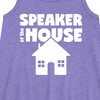 Girls' - Instant Message - Speaker Of The House Graphic Sleeveless Aline Dress - 2 of 4