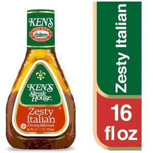 Ken's Steak House Zesty Italian Dressing & Marinade 16 fl oz (Pack of 4) - 1 of 4