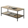 Sapphtopaz Modern Coffee Table with 2 End Tables Living Room Table Set Durable Center Table for Living Room,3pcs - 3 of 4