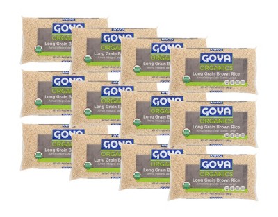 Goya Organic Brown Rice - Case of 12/2 lb