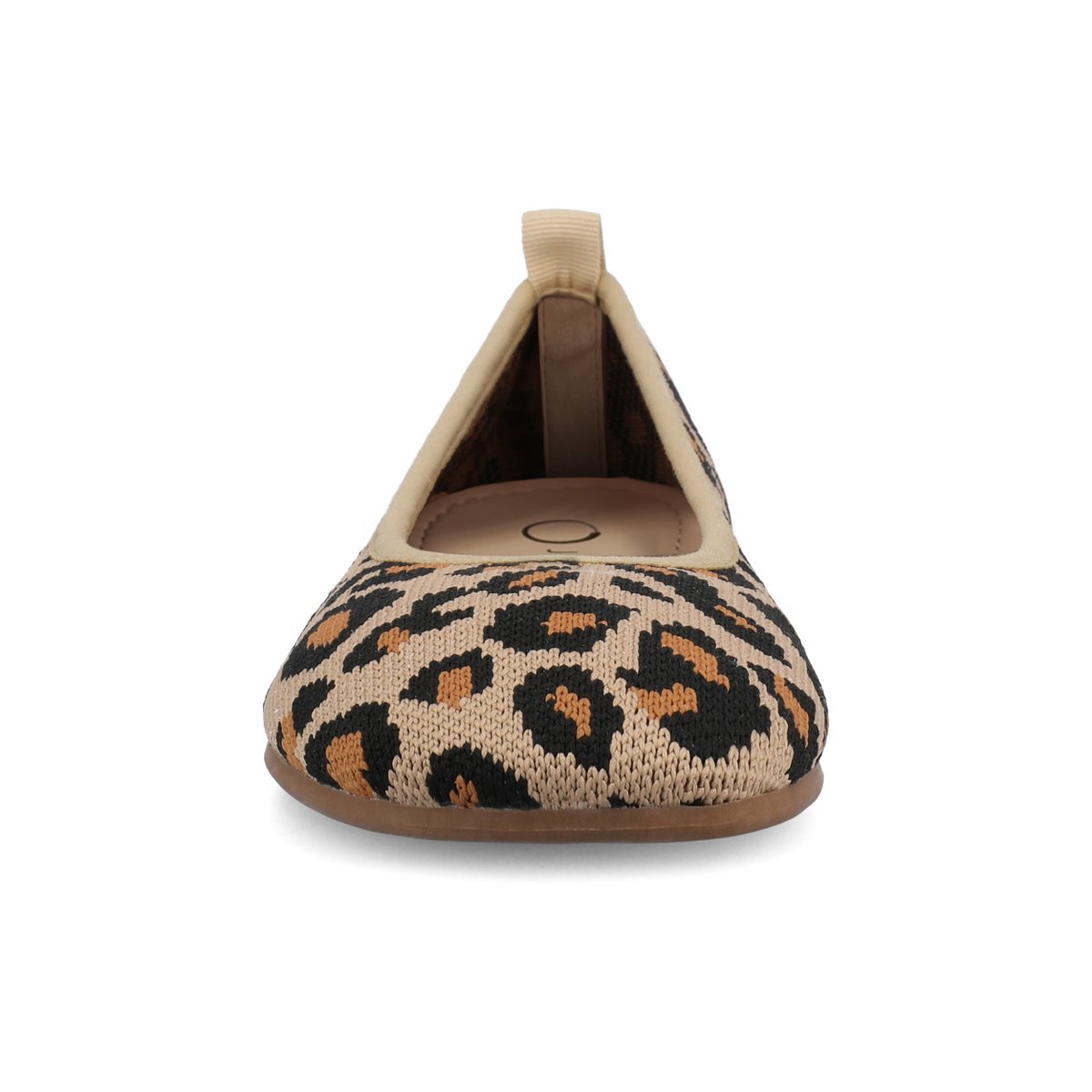 Обувь Journee Collection Journee Women's Aria Knit Flats, Leopard 8 — фото 6
