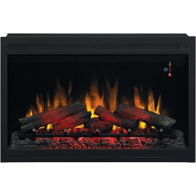 ClassicFlame 36'' W x 24'' H x 7.62'' D 120V Wall Fireplace Traditional Builders Box - Black, 36EB110-GRT