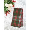 C&F Home 27' X 18" Axel Plaid Woven Cotton Kitchen Dish Towel Red White and Green Plaid - 2 of 4