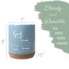 Elanze Designs Serenity Prayer Sky Blue X-Large Cork Bottom Kitchen Utensil Holder - 2 of 2