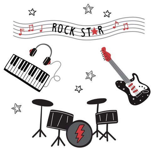 rock star guitar clip art