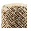 Livabliss Durban 18"H x 16"W x 16"D Natural Fiber Taupe Pouf - 3 of 4