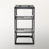 VEVOR 20U Open Frame Network Rack, 23 in Depth, Wall Mounted or Floor Standing Server Rack, Heavy Duty 4 Post, with Vented Shelves, Black - 2 of 4