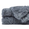 Chanasya Fuzzy Tusicon Faux Longfur Throw Blanket - Plush Blanket - 4 of 4