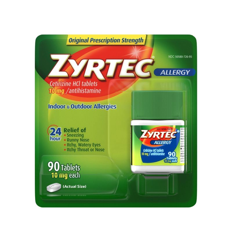 Zyrtec 24 Hour Allergy Relief Tablets - Cetirizine HCl, 3 of 15