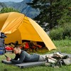 Outsunny Camping Mattress Pad with Dual-Foam Memory Foam, Roll-Up Design with Bag, Waterproof Portable Camping Sleeping Gear - 3 of 4