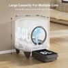 Automatic Self-Cleaning Cat Litter Box with 80L Capacity, Odor Control, APP Control,Washable Design, for Multiple Cats, Includes Mat - 2 of 4