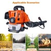 Backpack Leaf Blower, 4-HP Gas Powered Leaf Blower with 880 CFM & 320 MPH for Commercial Lawn Care, Clears Wet Leaves, Yard Debris & Snow Removal - 4 of 4