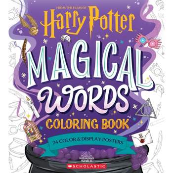 Harry Potter: Magical Words Coloring Book - Target Exclusive Edition - by Various (Paperback)