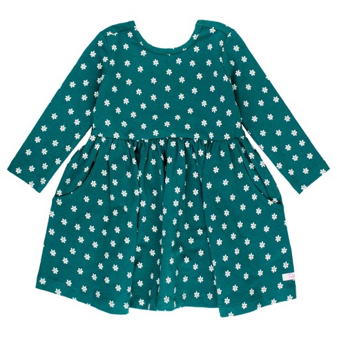 Rufflebutts Baby Girls Long Sleeve Twirl Dress : Target