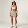 Anna-Kaci Active Women's Crossover Waist Athletic Skort with Built-In Shorts and Stretch Performance Fabric - 2 of 4