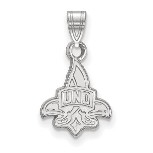 Black Bow Jewelry Sterling Silver New Orleans Privateers NCAA Small Pendant - 1 of 3