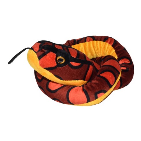 Wild Republic Plush Snake 54 Inches Rainbow Boa Stuffed Animal, 54 Inches