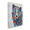 Stupell Industries Geometric Hued Abstract Bear Canvas Wall Art - 3 of 4