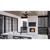 Urban Ambiance Luxury Farmhouse Ceiling Fan 17''H x 22''W,  Olde Bronze Finish,  Berkeley Collection, UHP9240 - 2 of 4