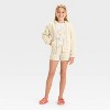 Girls' Zip-Up Fleece Hooded Sweatshirt - Cat & Jack™ - 3 of 3