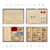 Unique Bargains 2 Layers PU Leather Jewelry Organizer Storage Case - 4 of 4