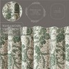 Dorset Green Floral Prairie Short Panel Set of 2 63x36x18  VHC Brands - 4 of 4